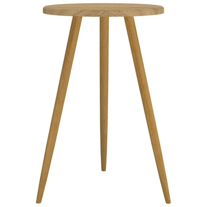 Bistrotisch Hellbraun Ø50x76 cm MDF und Eisen
