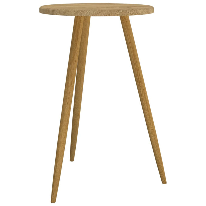 Bistrotisch Hellbraun Ø50x76 cm MDF und Eisen