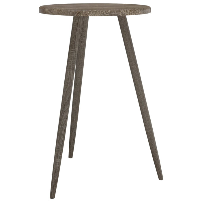 Bistro table gray Ø50x76 cm MDF and iron