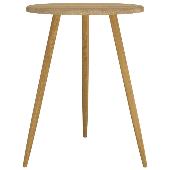 Bistrotisch Hellbraun Ø60x76 cm MDF und Eisen