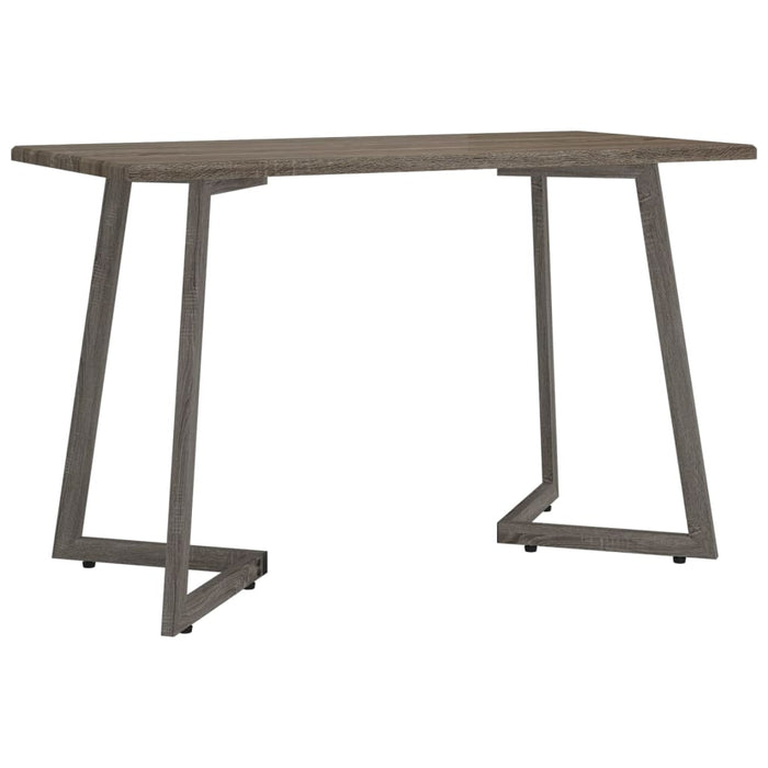 Esstisch Grau 120x60x74 cm MDF und Eisen