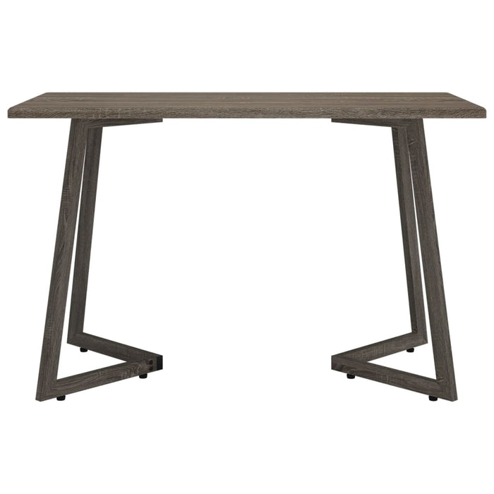 Esstisch Grau 120x60x74 cm MDF und Eisen