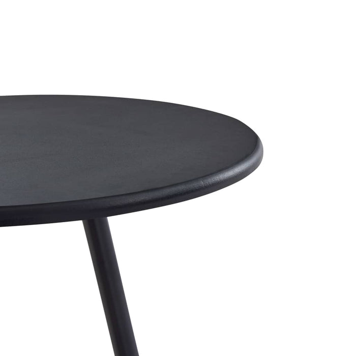 Bar table black 60×107.5 cm MDF