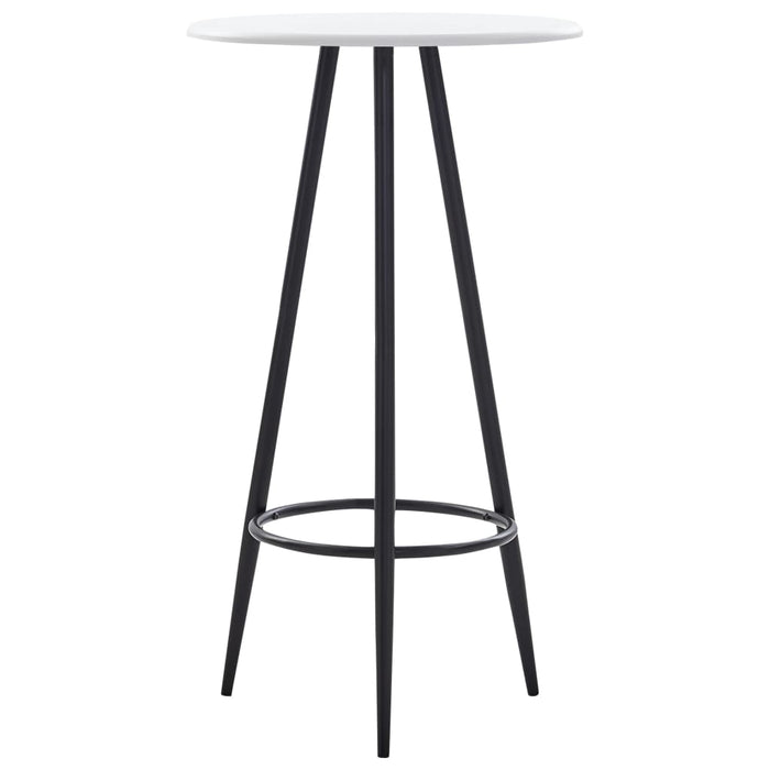 Bar table white 60×107.5 cm MDF