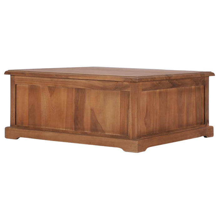 Coffee table 68 x 68 x 30 cm solid teak wood