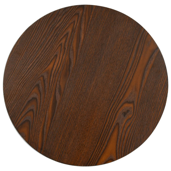 Bistro table dark brown 40 cm MDF