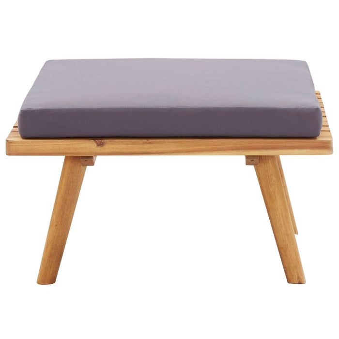 5-tlg. Garten-Lounge-Set Massivholz Akazie