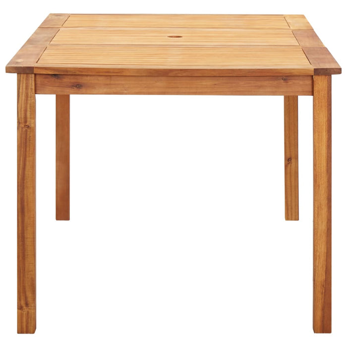 7-tlg. Garten-Essgruppe Poly Rattan und Massivholz Akazie Grau