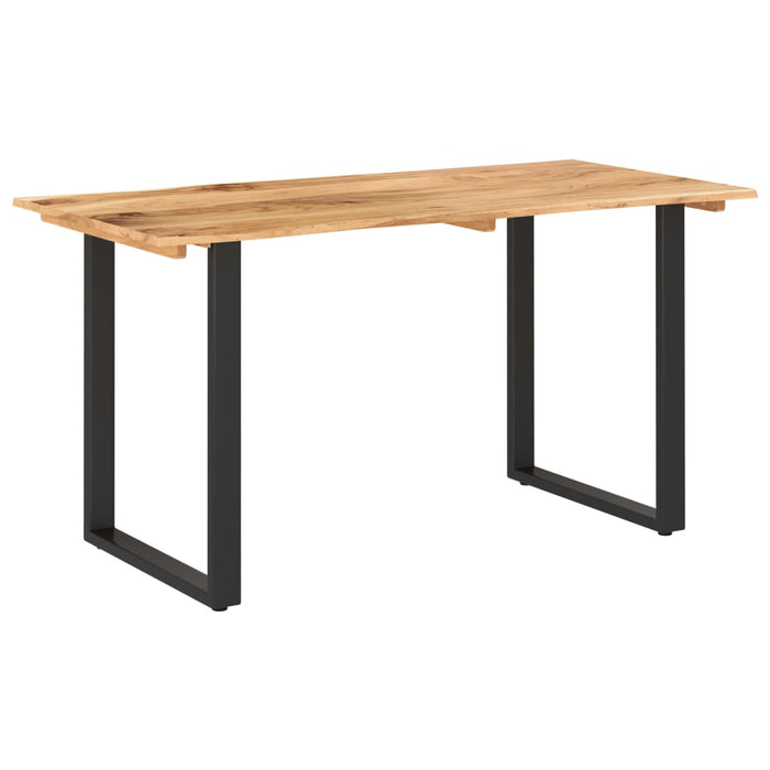 Dining table 140×70×76 cm solid acacia wood