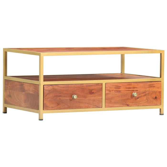 Coffee table 90 x 50 x 40 cm solid acacia wood