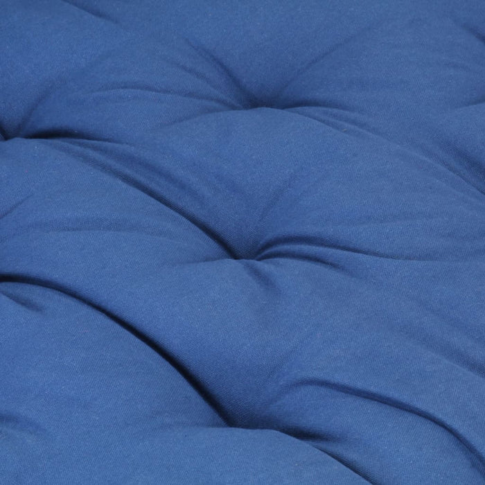 Palettenkissen Baumwolle 120×80×10 cm Hellblau