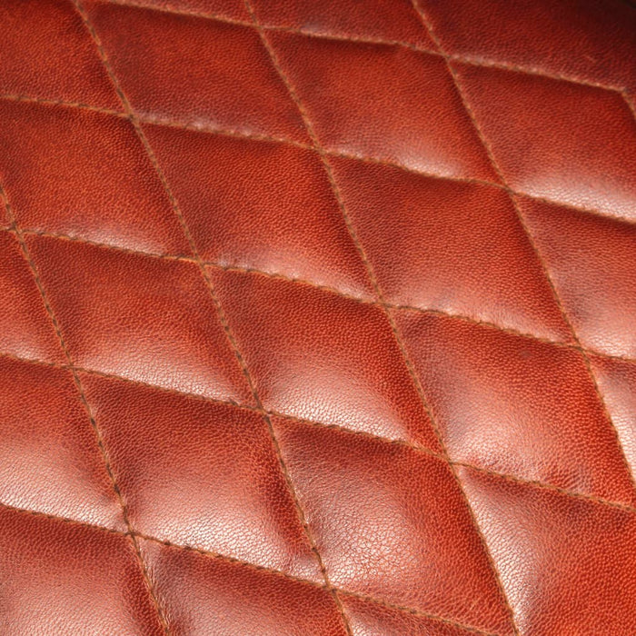 Sessel Braun 62 x 58 x 65 cm Echtleder