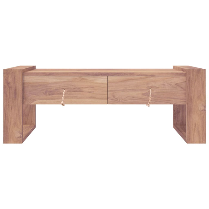 Coffee table 110×60×40 cm solid teak wood