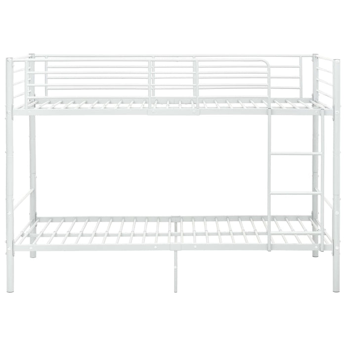 Etagenbett Weiß Metall 90×200 cm