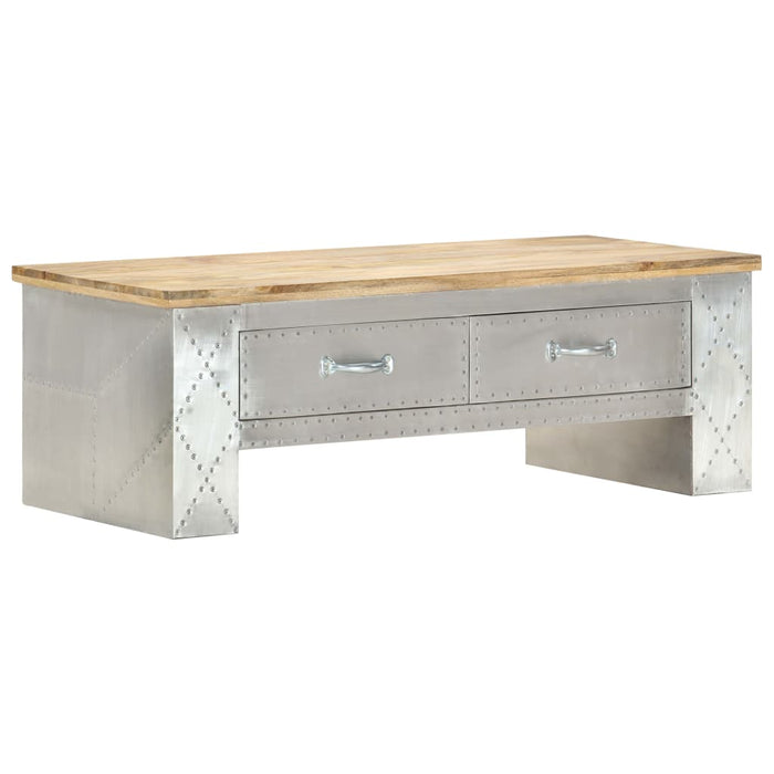 Aviator Couchtisch 100x50x36 cm Mango Massivholz