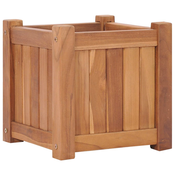 Raised bed 30x30x30 cm solid teak wood
