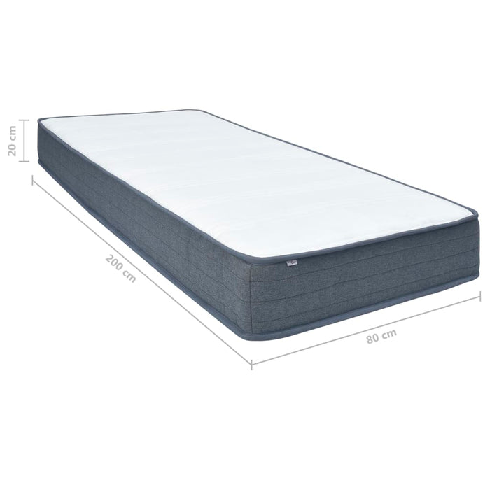 Box spring bed mattress 200 x 80 x 20 cm