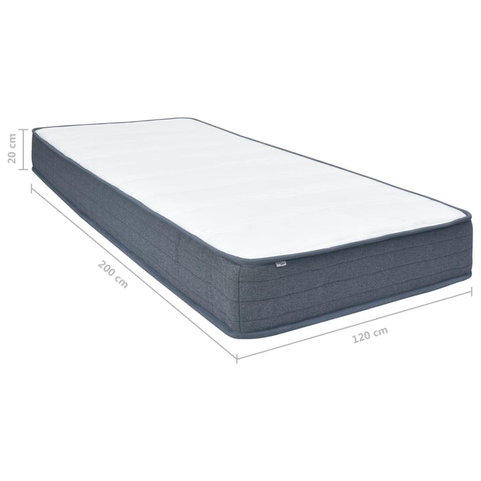 Box spring bed mattress 200 x 120 x 20 cm