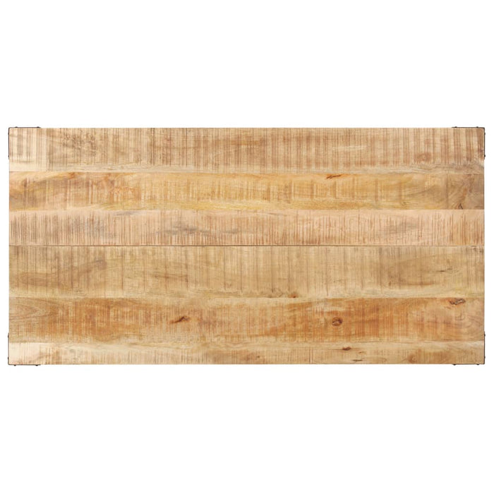 Esstisch Sanolia 140 x 70 x 76 cm Raues Massivholz Mango