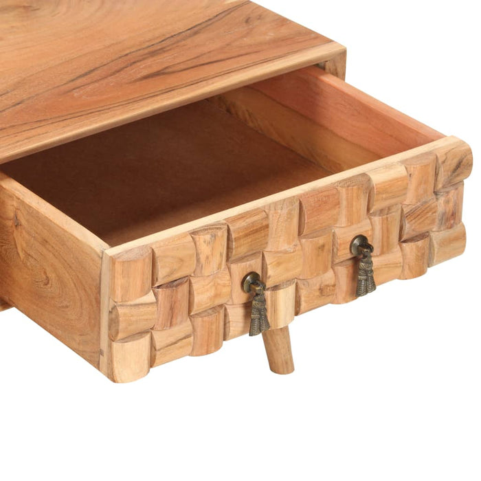 Couchtisch 110 x 50 x 35 cm Massivholz Akazie