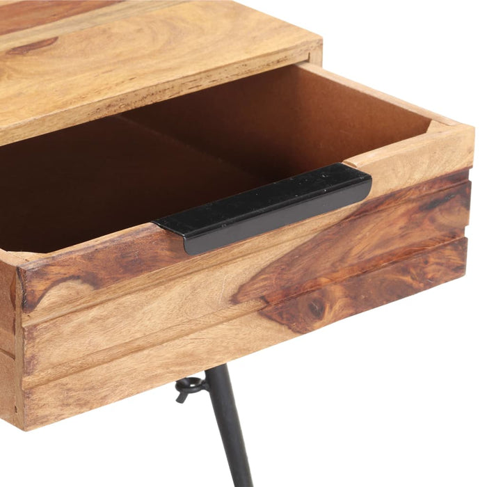 Couchtisch 88x55x40 cm Massivholz