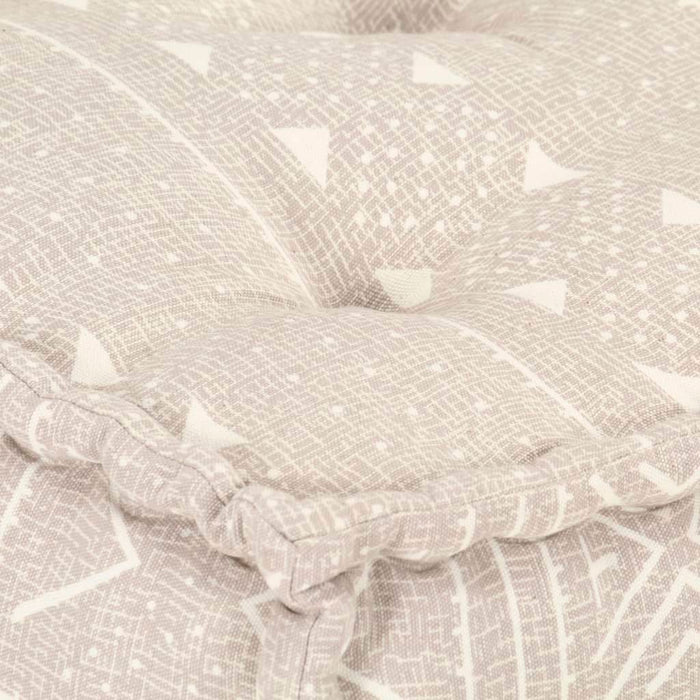 Modularer Pouf Beige Stoff