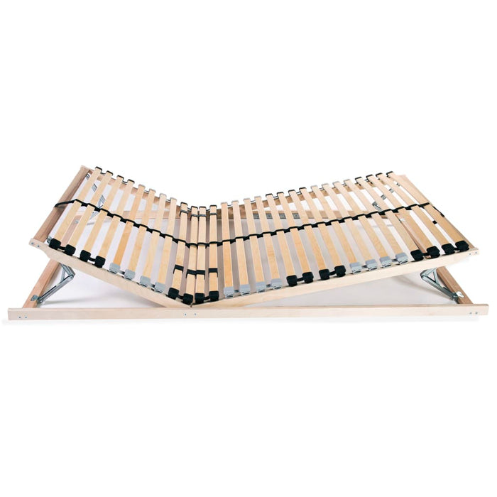 Lattenroste 2 Stk. mit 28 Latten 7 Zonen 90 x 200 cm