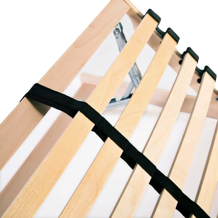 Lattenroste 2 Stk. mit 28 Latten 7 Zonen 90 x 200 cm