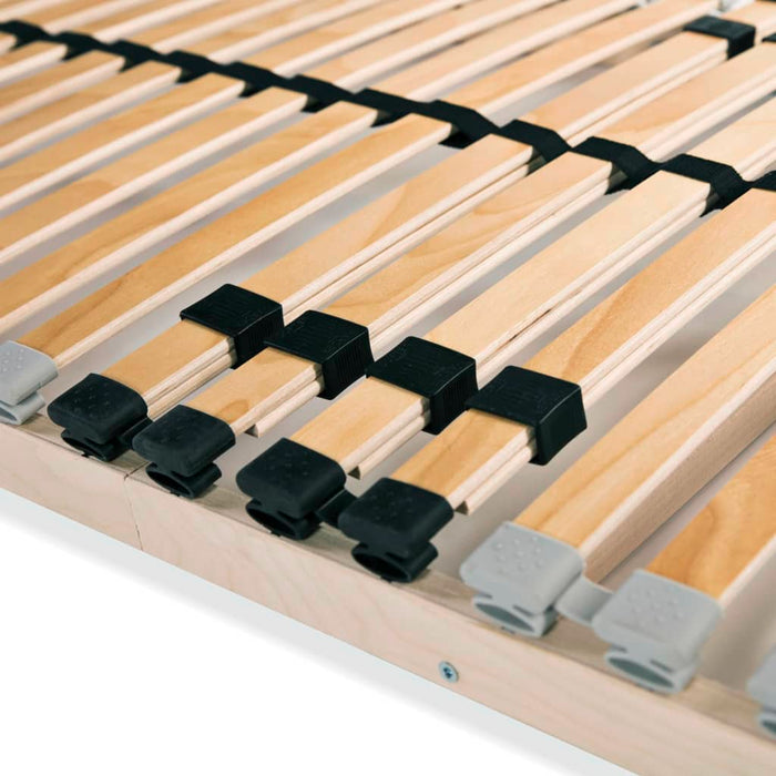 Lattenroste 2 Stk. mit 28 Latten 7 Zonen 90 x 200 cm