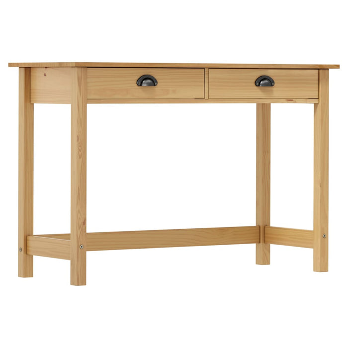 Hill console table with 2 drawers 110×45×74 cm pine wood