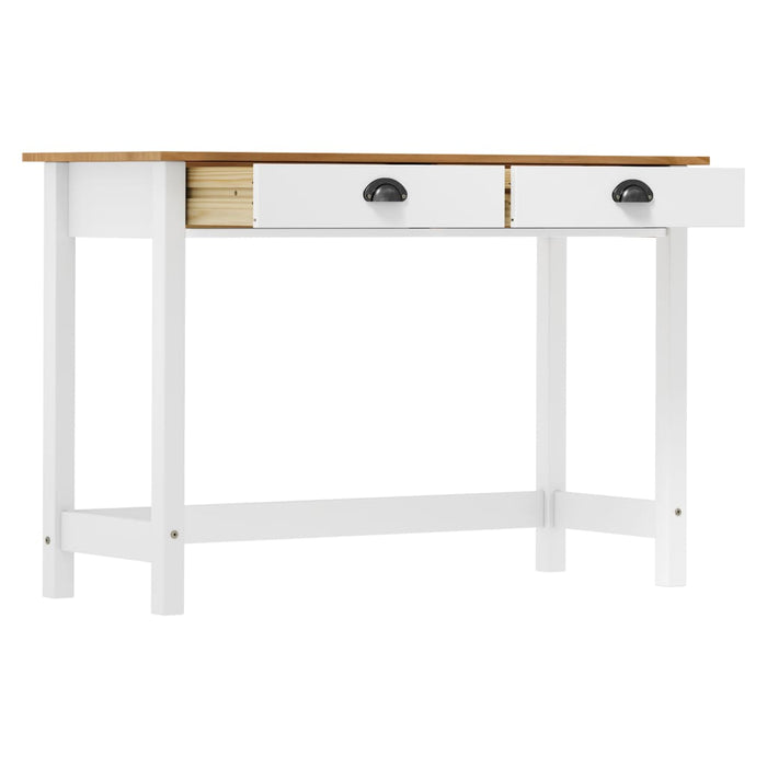 Hill console table with 2 drawers 110x45x74 cm pine wood