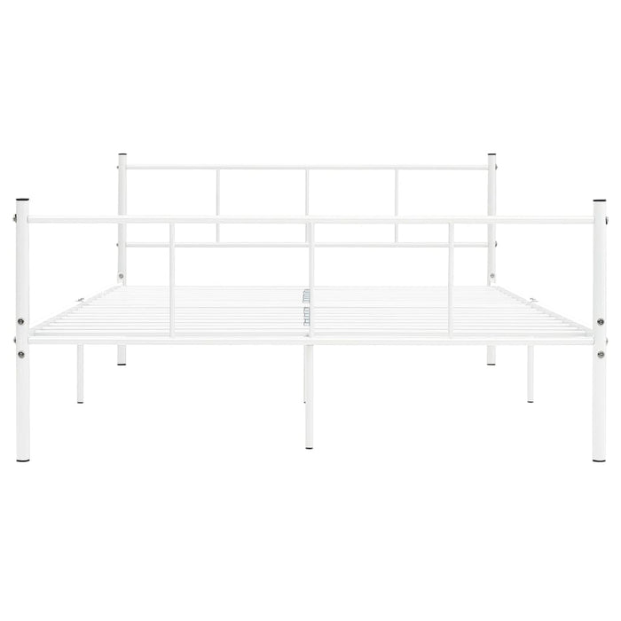 Bettgestell Weiß Metall 120x200 cm