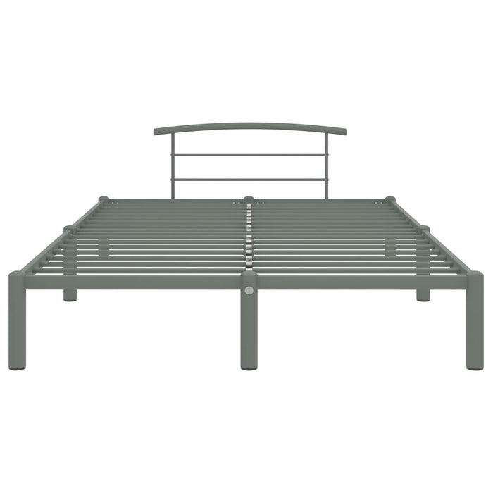 Bettgestell Grau Metall 140x200 cm