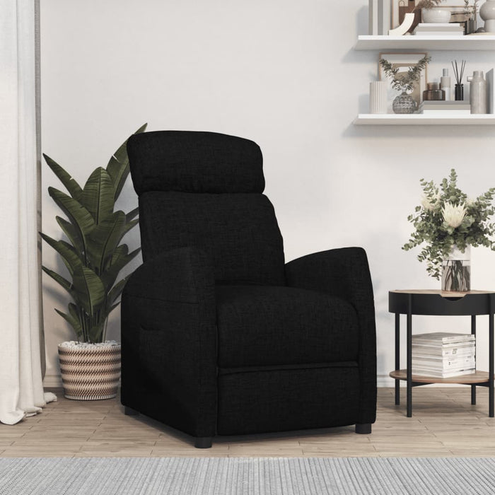 Relaxsessel Schwarz Stoff