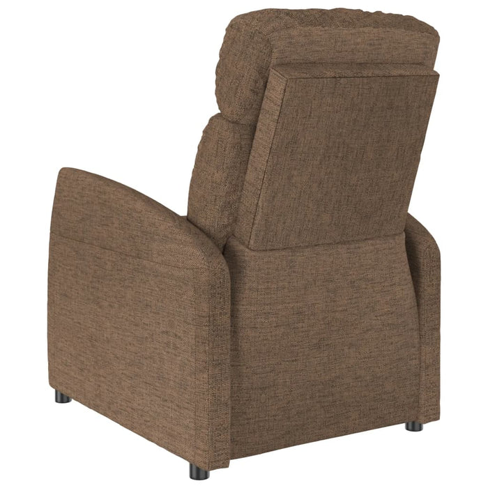 Relaxsessel Braun Stoff