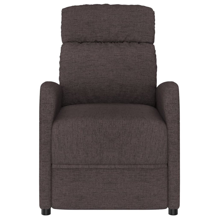 Relaxsessel Dunkelbraun Stoff