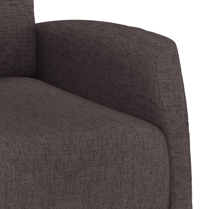 Relaxsessel Dunkelbraun Stoff