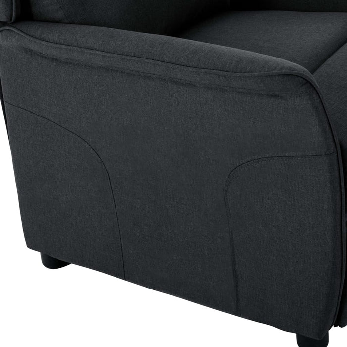 Relaxsessel Dunkelgrau Stoff