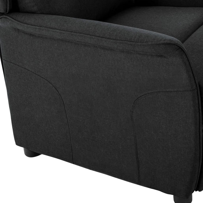 Relaxsessel Schwarz Stoff