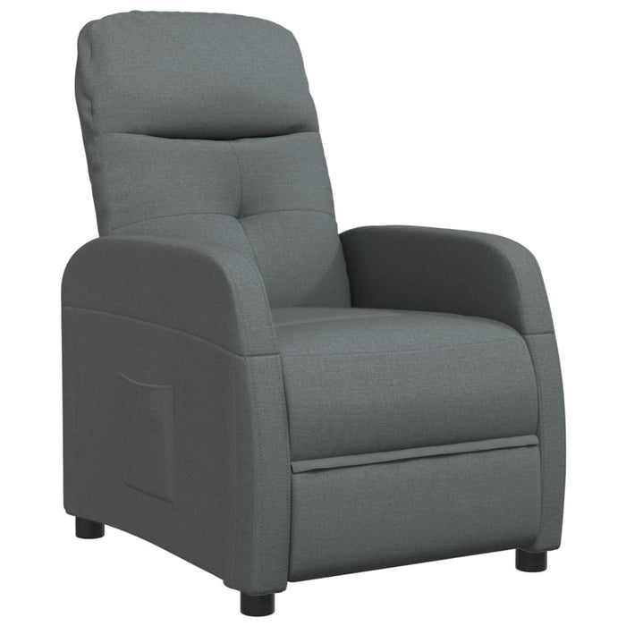 Relaxsessel Dunkelgrau Stoff