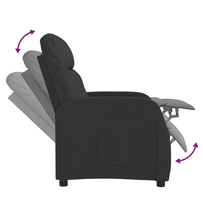 Relaxsessel Schwarz Stoff