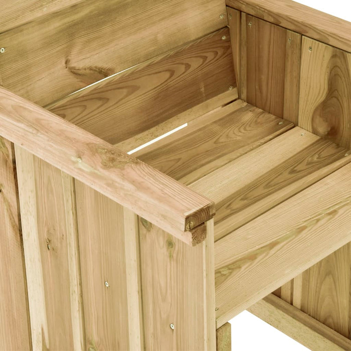 5-tlg. Garten-Essgruppe Imprägniertes Kiefernholz