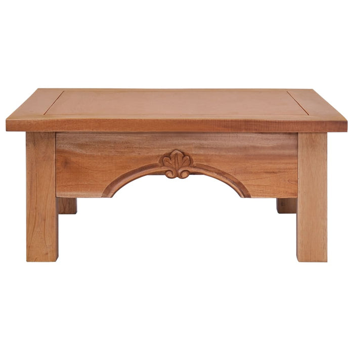 Coffee table 68x68x30 cm solid mahogany wood