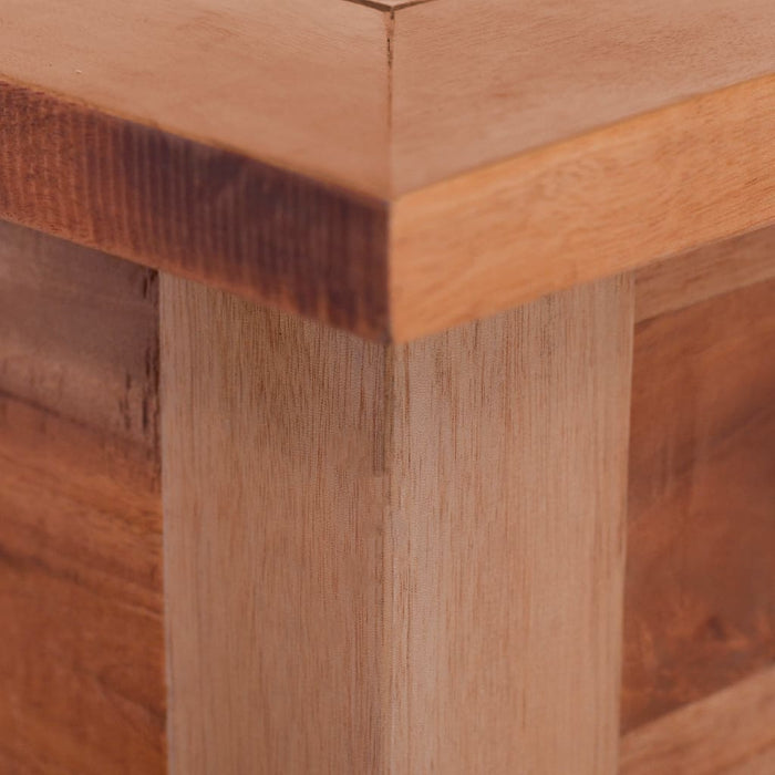 Coffee table 68x68x30 cm solid mahogany wood
