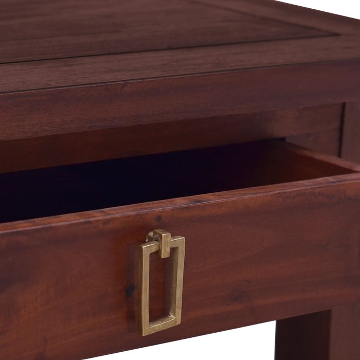 Couchtisch Klassisch Braun 68x68x30 cm Massivholz Mahagoni