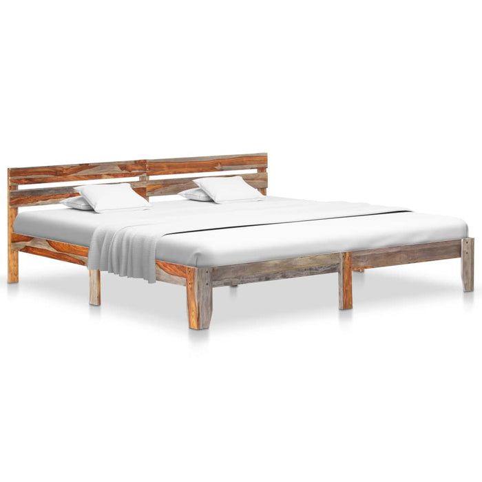 Massivholzbett Palisander 200x200 cm