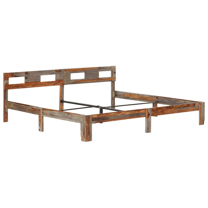 Massivholzbett Palisander 200x200 cm