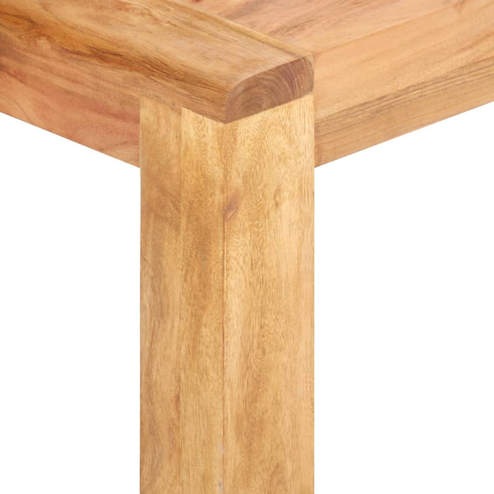 Coffee table 110x60x35 cm solid wood with honey finish