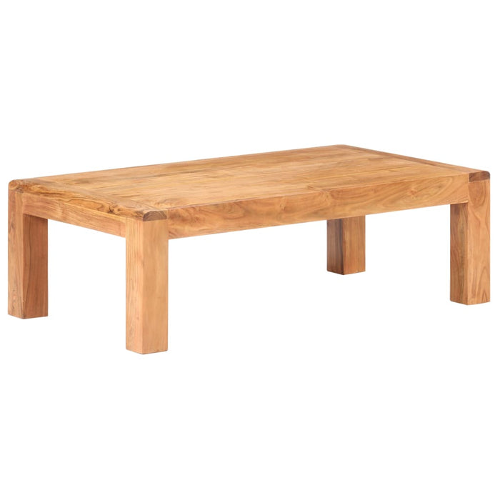 Coffee table 110x60x35 cm solid wood with honey finish