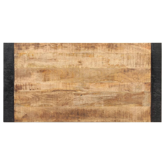 Esstisch 120x60x76 cm Raues Mango-Massivholz